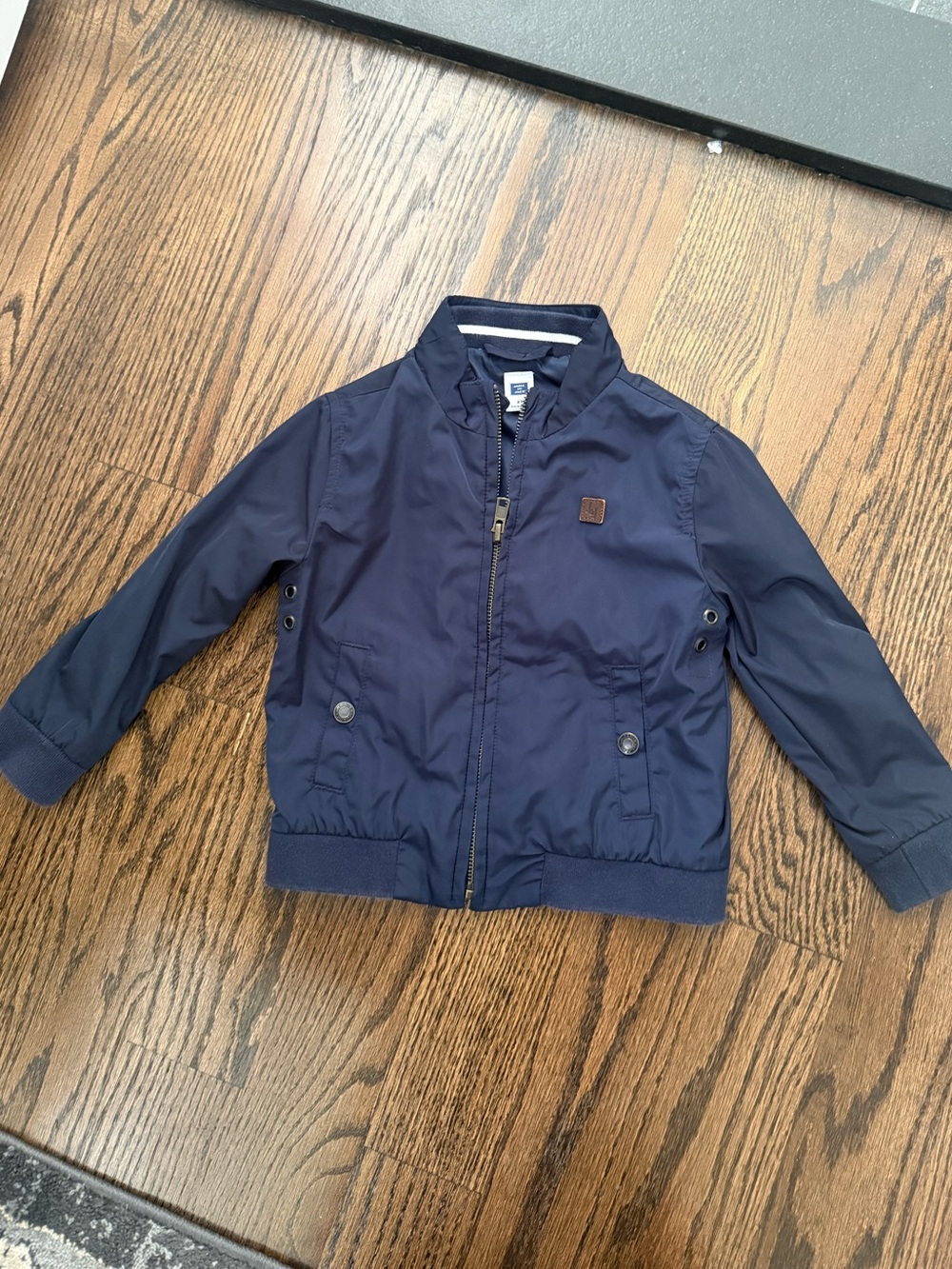 Janie and Jack Navy Boys' Lightweight Zip Jacket